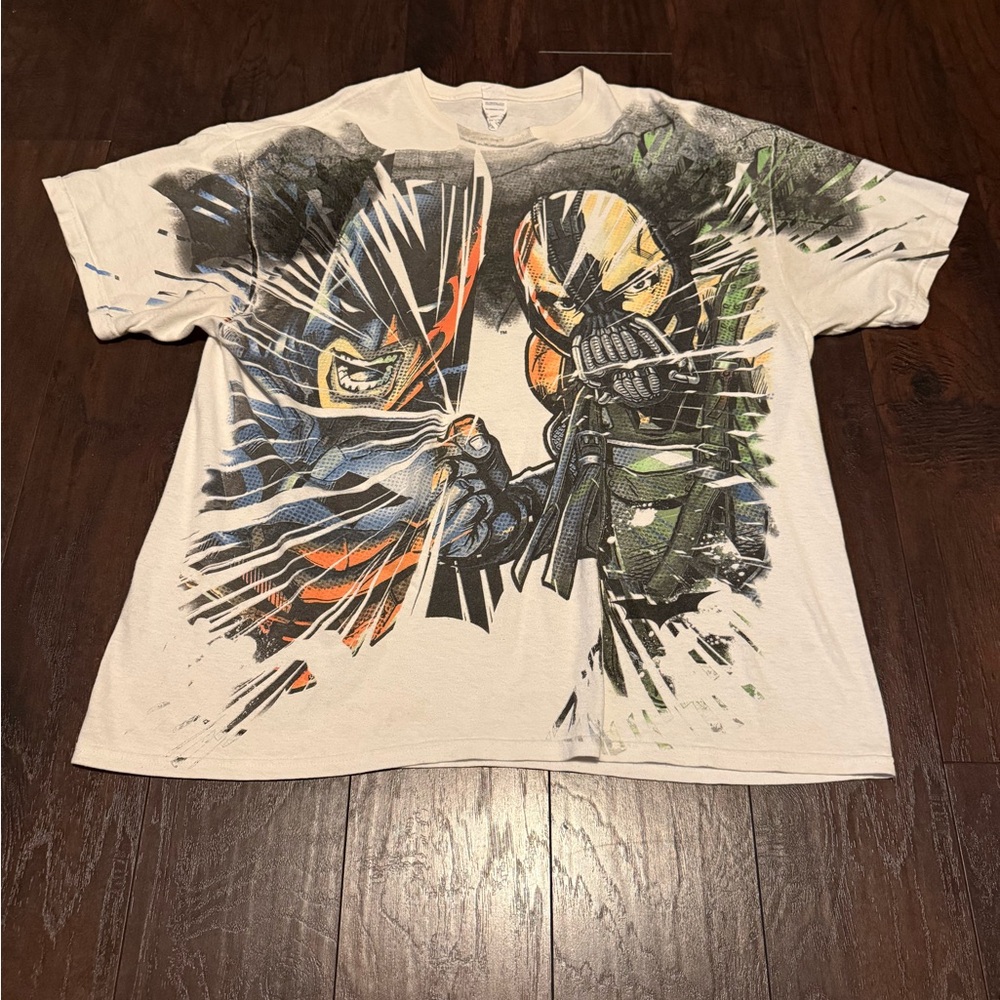 Batman VS Bane - DC Comics Graphic T Shirt Dark Knight Rises 2XL